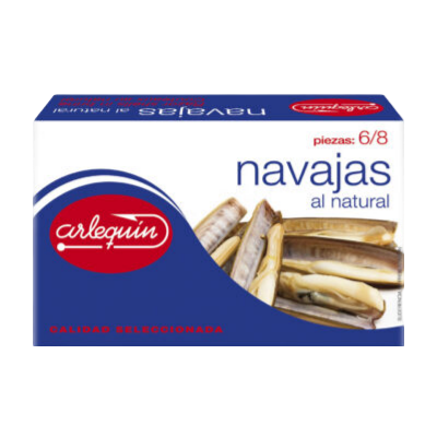 Pailgieji moliuskai (Navajas) 4/8 vnt., 115 g.